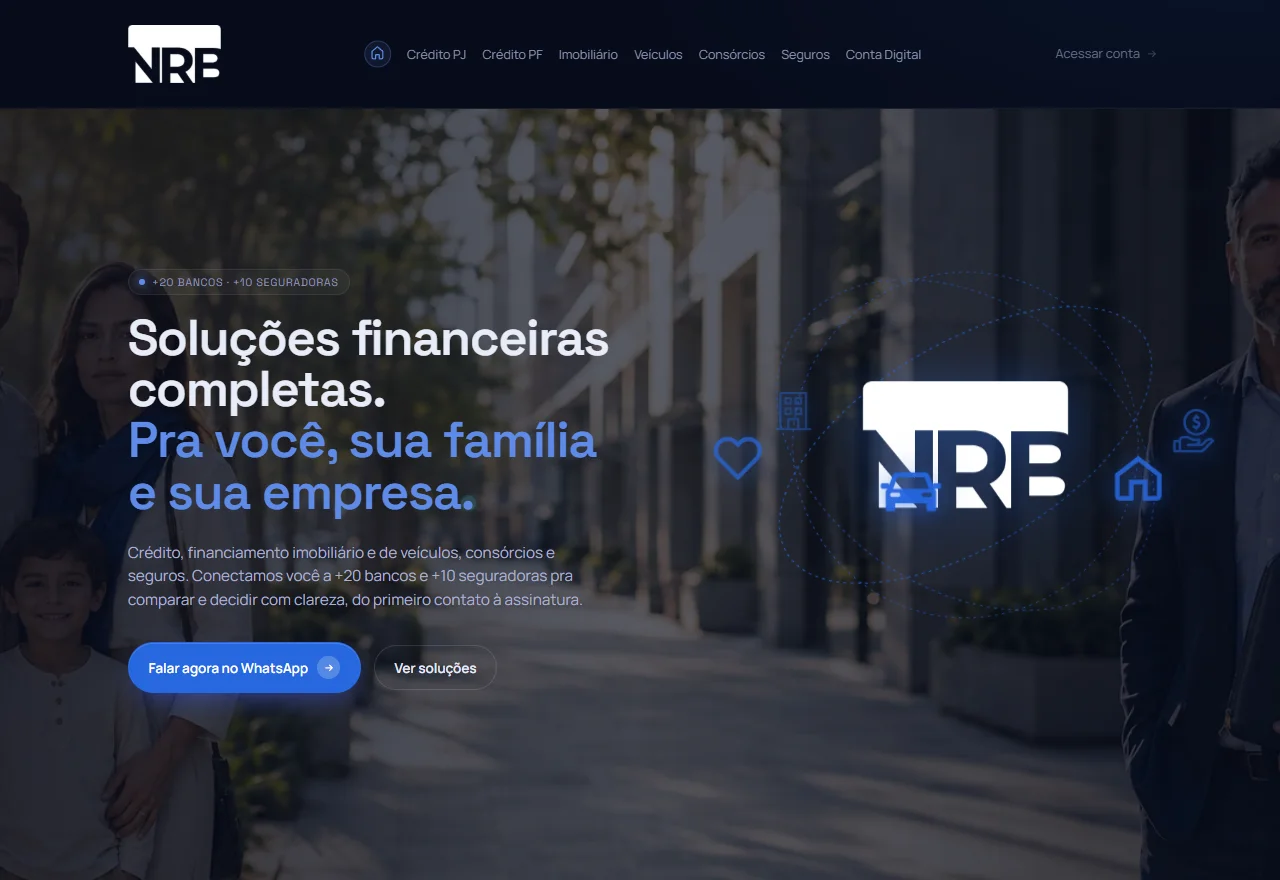 Site institucional NRB Soluções